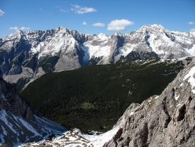 Rakouské hory kolem města Innsbruck