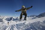Ledovec Stubai - snowboarding